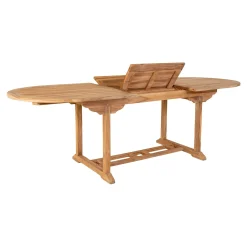 Table de jardin en teck extensible 180/240 KUTA