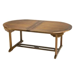 Table de jardin extensible en teck huilé 200/300 cm MACAO