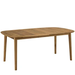 Table de jardin extensible en acacia huilé 180/240x110cm OSTIA