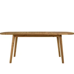 Table de jardin extensible en acacia huilé 150/200x100cm OSTIA
