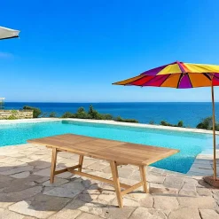Table de jardin extensible teck 180/240 SUMMER