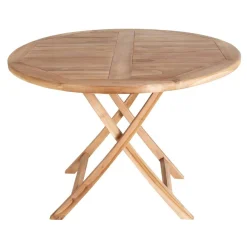 Table de jardin ronde en teck ø100 cm TANETE