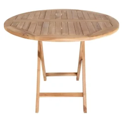 Table de jardin ronde en teck ø100 cm TANETE