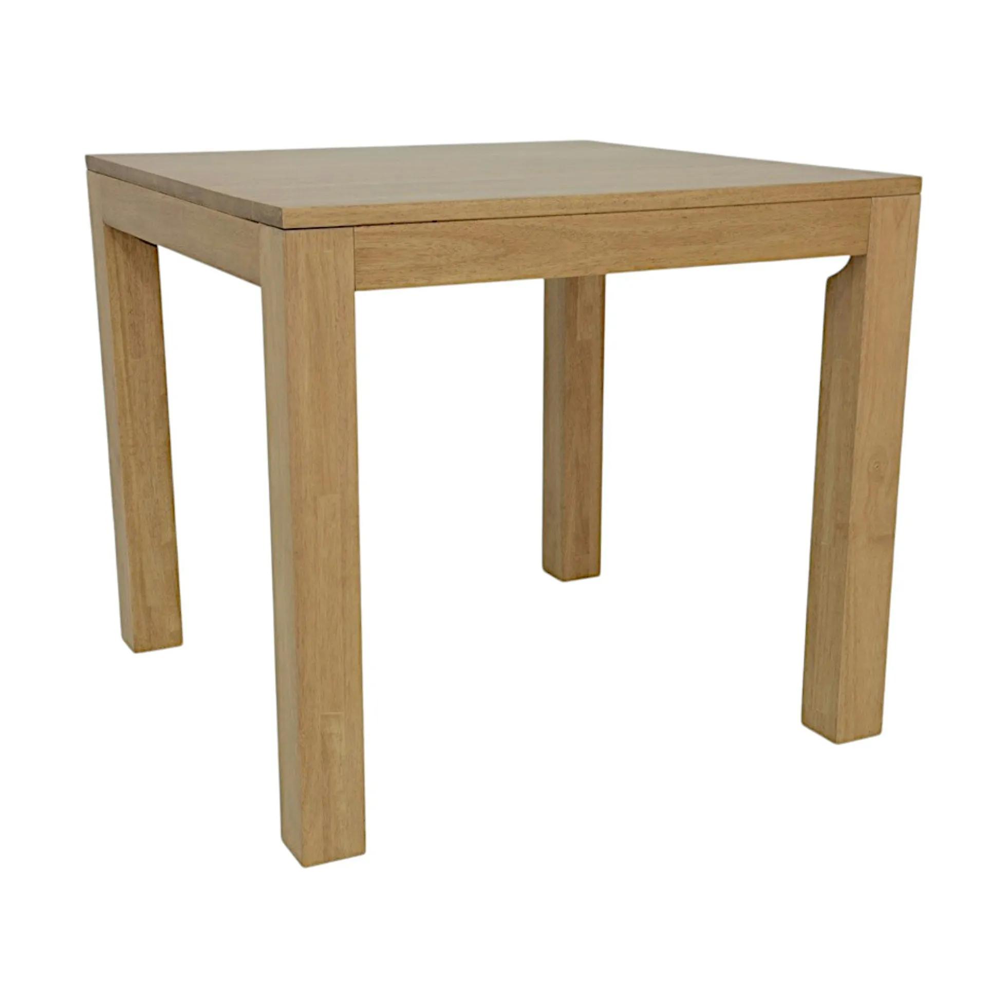 Table de repas carrée Hévéa 85x85x76cm HELENA