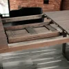 Table de repas extensible bois brun recyclé 180-240 cm SAMOA
