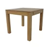 Table de repas extensible Hévéa 85/147x85x76cm HELENA