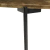 Table de repas forme oblongue bois recyclé chevrons 200 cm KORKAI