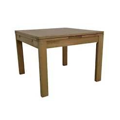 Table de repas Hévéa extensible 100/180x100x76cm OLGA
