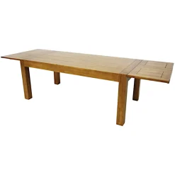 Table de repas Hévéa extensible 190/290x100x76cm ATTAN