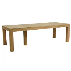Table de repas Hévéa extensible 190/250x100x76cm ATTAN