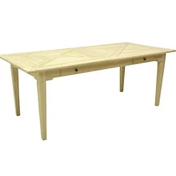 Table de repas Hévéa 2 tiroirs 200x90x76cm MAORI TRADITION