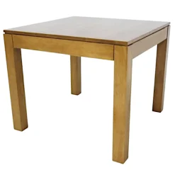 Table de repas Hévéa 80x80x74cm GALA