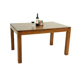 Table de repas Hévéa 135x90x76cm HELENA
