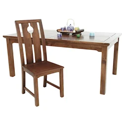 Table de repas Hévéa 180x100x75cm MAORI