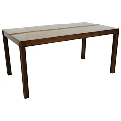 Table de repas rectangle Hévéa 160x85x76cm GALA