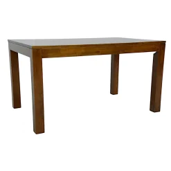 Table de repas rectangle Hévéa 140x90x76cm HELENA
