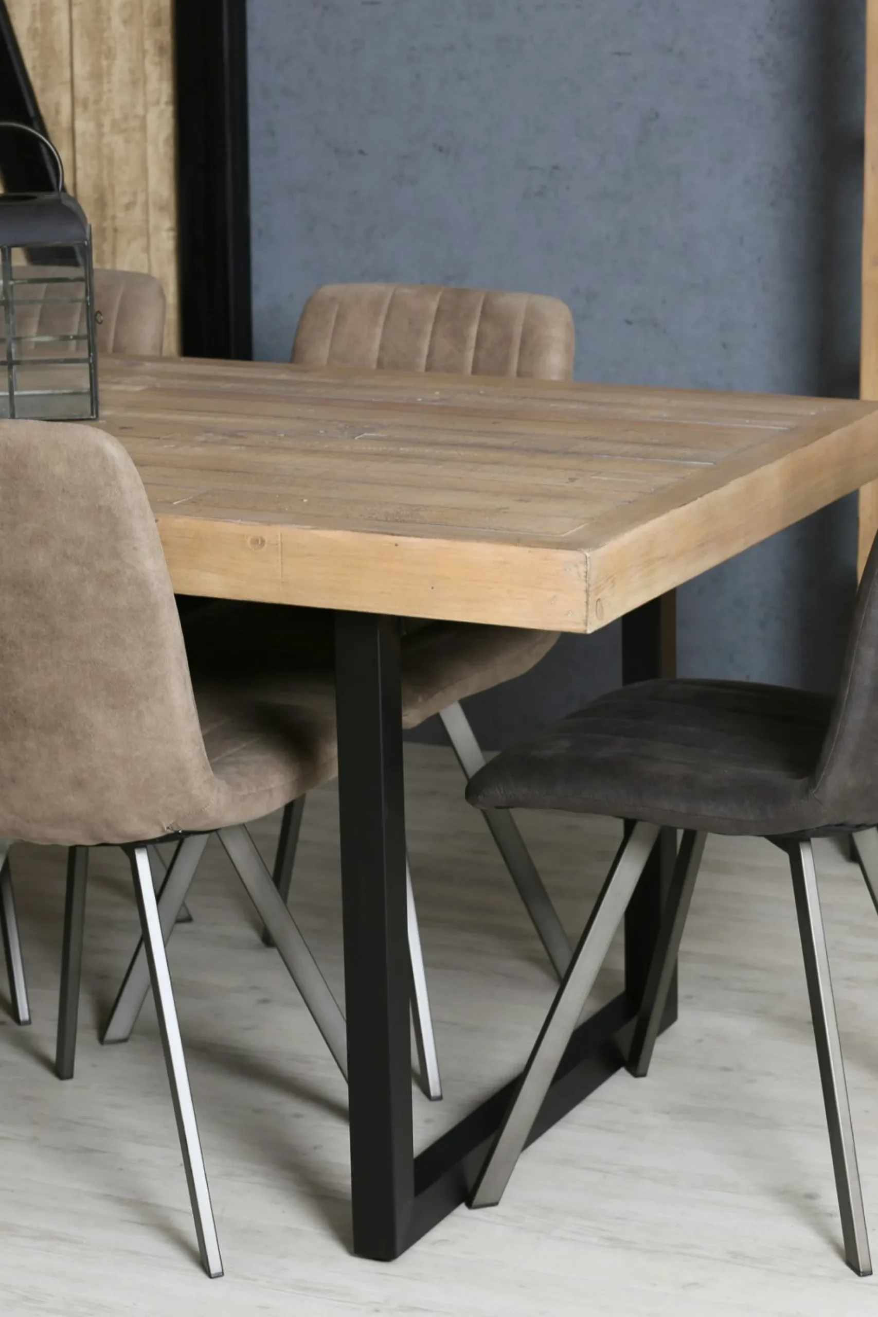 Table de salle à manger en bois recyclé 180 cm AUCKLAND