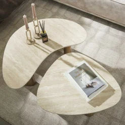 Table de salon contemporaine (ensemble de 2) ASCOLI