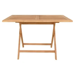 Table d'extérieur en teck 120 cm TANETE