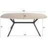 Table en céramique design 180 cm ASCOLI