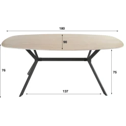 Table en céramique design 180 cm ASCOLI