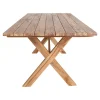 Table en teck 200 cm pour terrasse ou jardin TANETE