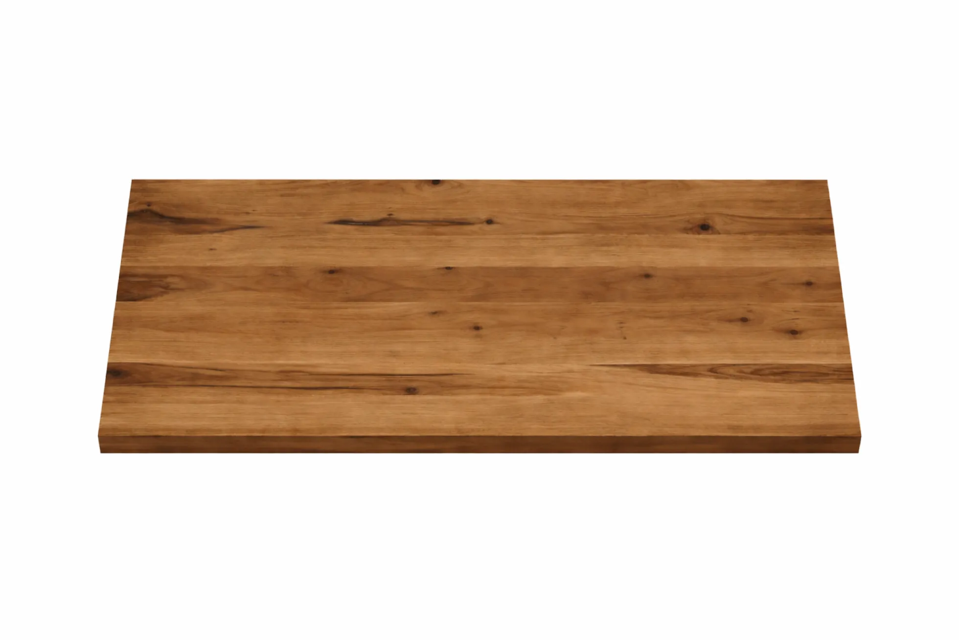 Table extensible bois de chêne brun pieds en U 200 cm PALERME