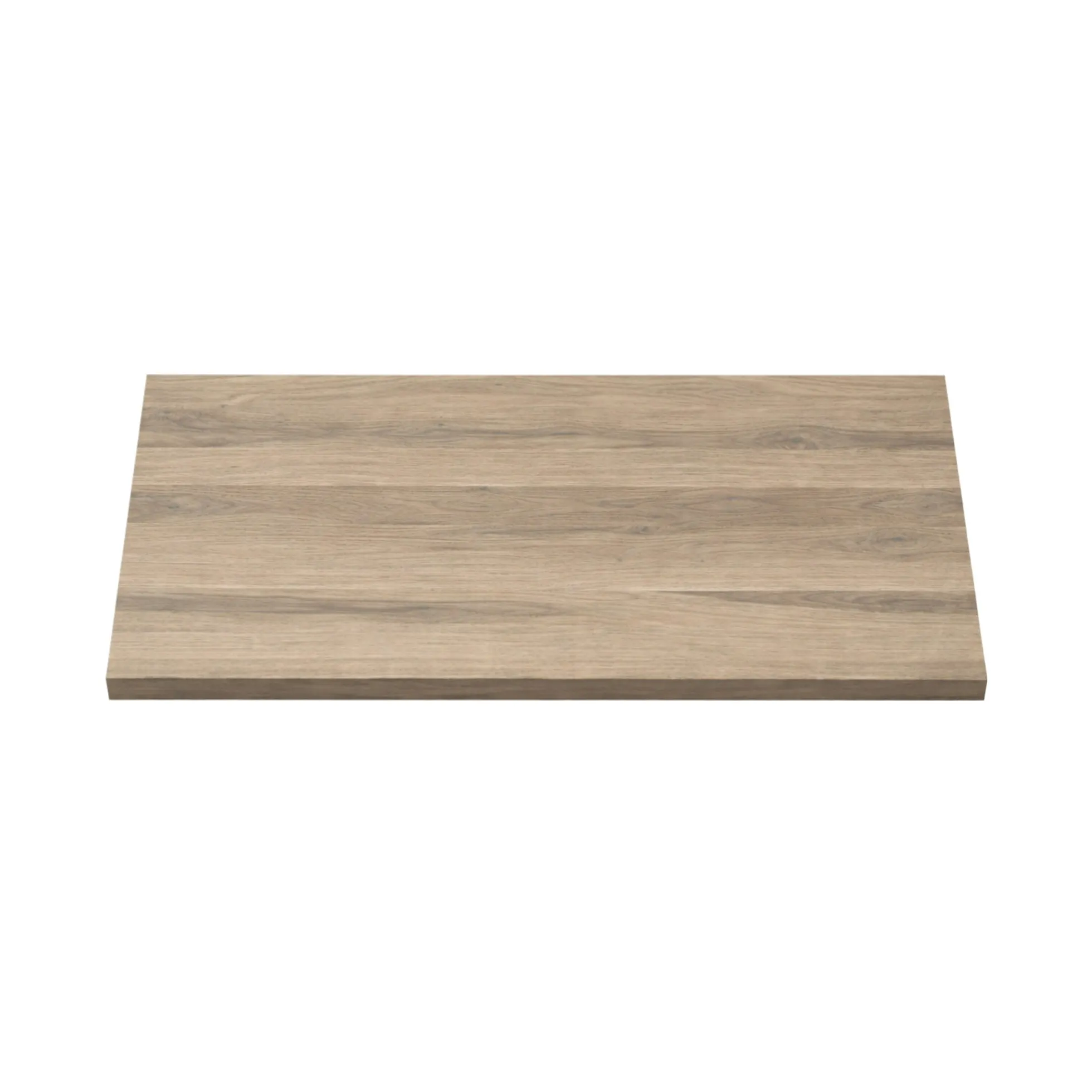 Table extensible bois grisé bords droits pieds en X 200 cm PALERME