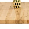 Table extensible bois huilé bords droits pieds en X 200 cm PALERME