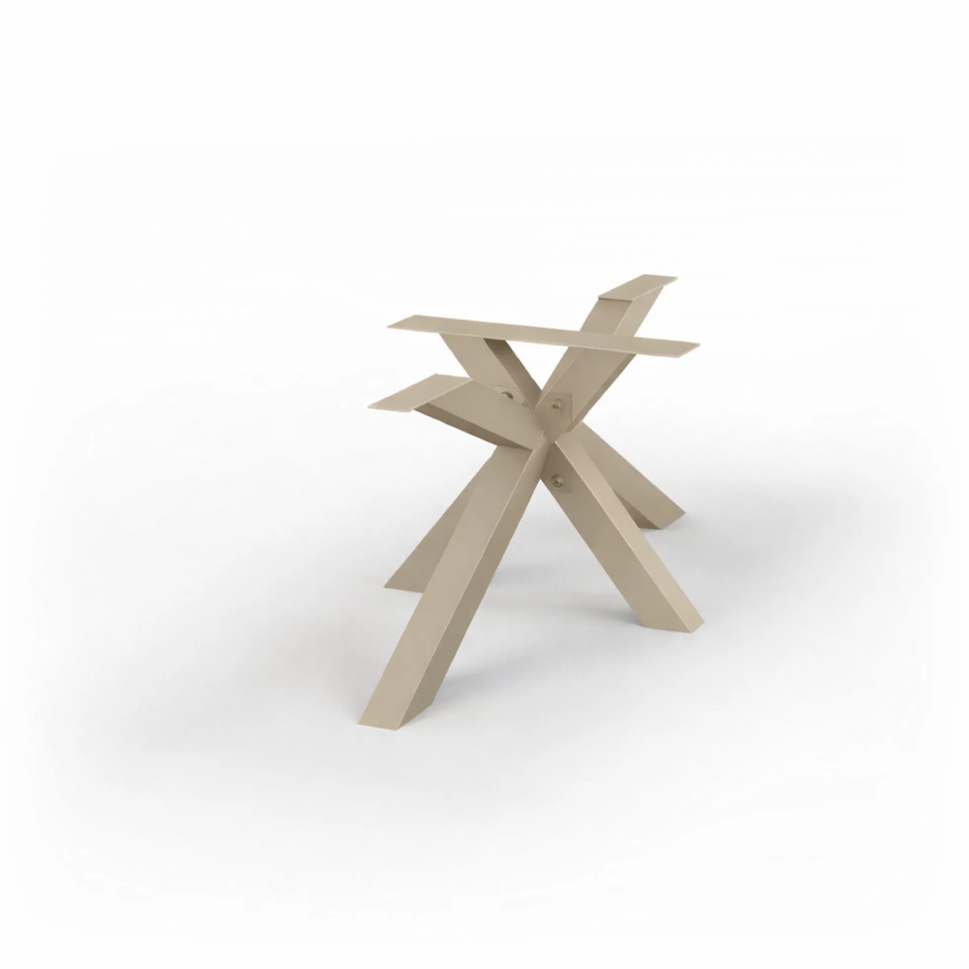 Table extensible bois huilé bords droits pied grège 240 cm PALERME