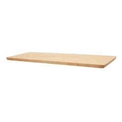 Table extensible chêne huilé bords biseautés pieds en X 220 cm PALERME