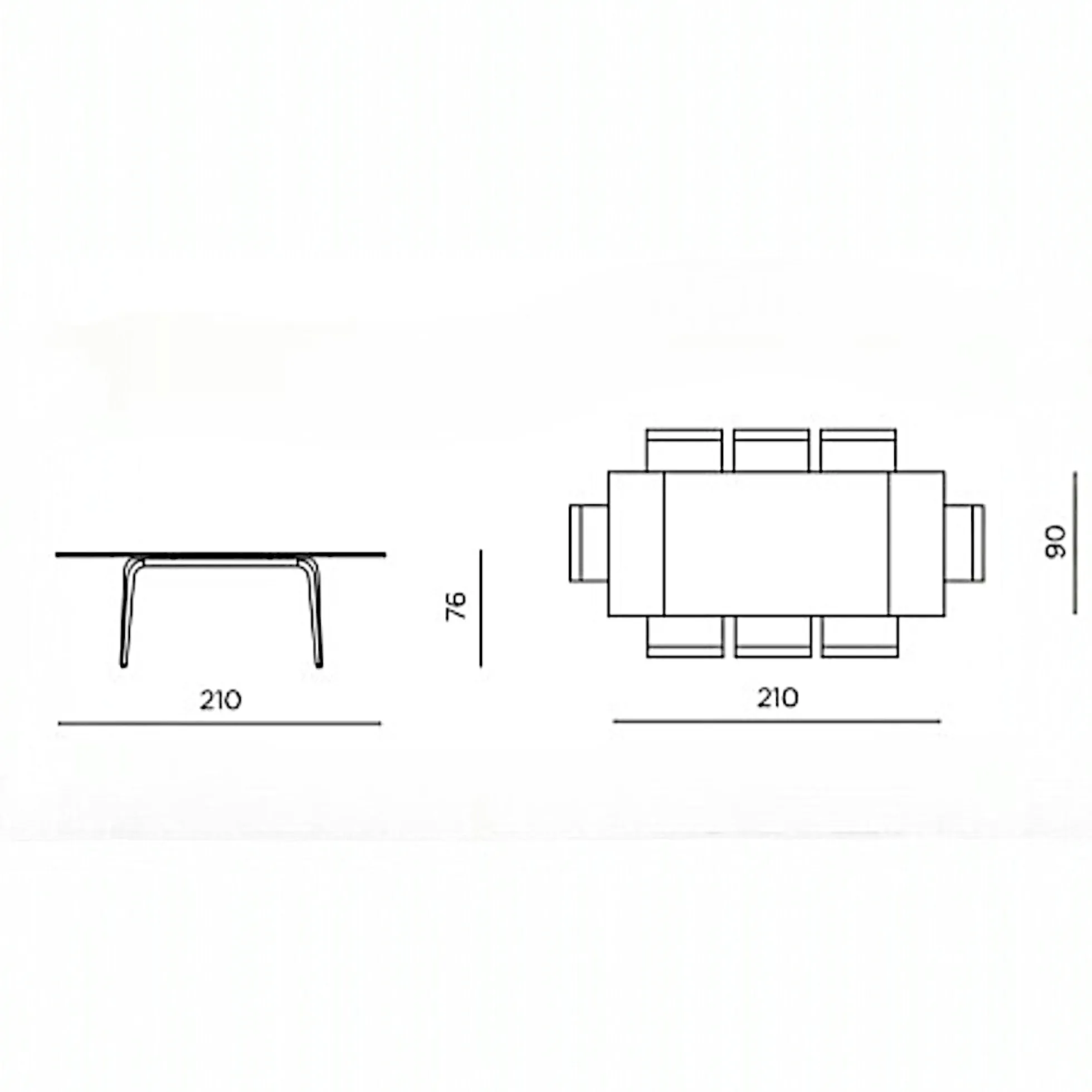Table extensible céramique noire marbrée 140-220 cm LORA