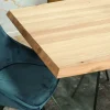 Table extensible design en bois de chêne blanc et verre 200 cm MESSINE