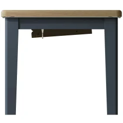 Table extensible en bois finition bleu profond 180-230 cm HOVE