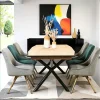 Table extensible en chêne blanc 200-290 cm ZONZA