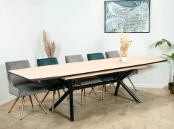 Table extensible en chêne blanc 200-290 cm ZONZA