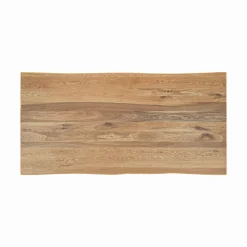 Table extensible en chêne huilé bords naturels 200 cm ETNA