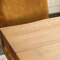 Table extensible en chêne huilé avec bords naturels 240 cm PALERME