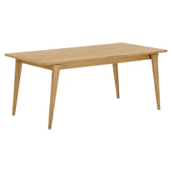 Table extensible en placage chêne clair 180-230 cm TARAZ