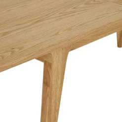 Table extensible en placage chêne clair 180-230 cm TARAZ