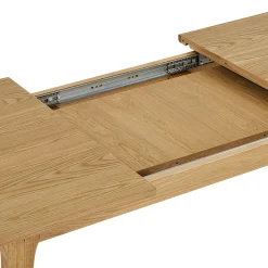 Table extensible en placage chêne clair 180-230 cm TARAZ