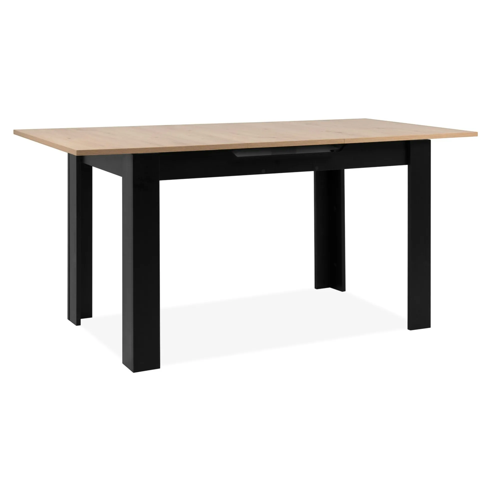 Table extensible moderne style loft 125-165 cm ALVA