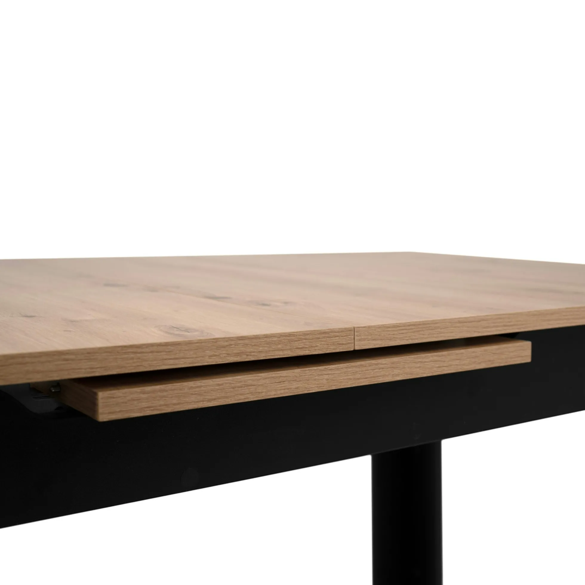 Table extensible moderne style loft 125-165 cm ALVA