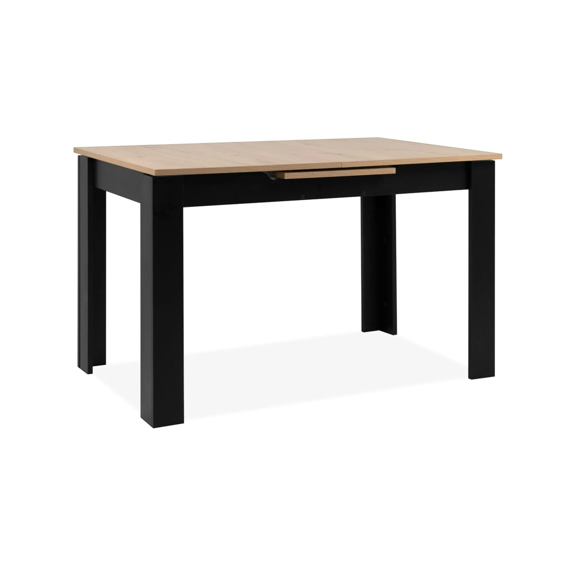 Table extensible moderne style loft 125-165 cm ALVA