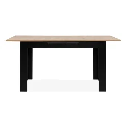 Table extensible moderne style loft 160-200 cm ALVA