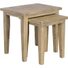 Table gigogne bois recyclé clair SALERNE