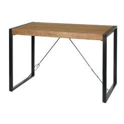 Table haute bois métal à tendeurs 140 cm KARGO