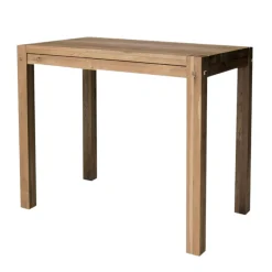 Table haute de cuisine en bois - plateau chêne 150 cm FJORD