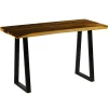 Table haute en bois de suar massif 180 cm NAUTA