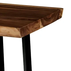 Table haute en bois de suar massif 180 cm NAUTA